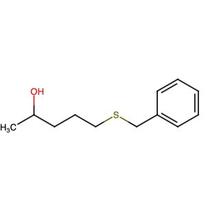 106018-81-9 | 5-[(Phenylmethyl)thio]pentan-2-ol - Hoffman Fine Chemicals