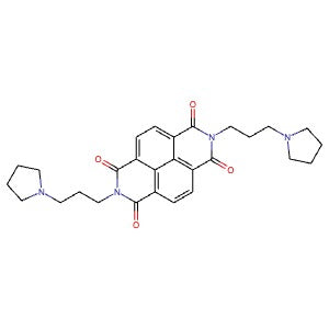 1067894-89-6 | 2,7-Bis(3-(pyrrolidin-1-yl)propyl)benzo[lmn][3,8]phenanthroline-1,3,6,8(2H,7H)-tetraone - Hoffman Fine Chemicals