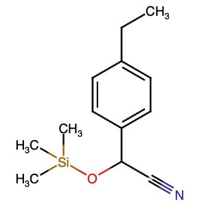 1073135-75-7 | 2-(4-Ethylphenyl)-2-[(trimethylsilyl)oxy]acetonitrile - Hoffman Fine Chemicals