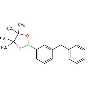 1073355-05-1 | 2-(3-Benzylphenyl)-4,4,5,5-tetramethyl-1,3,2-dioxaborolane - Hoffman Fine Chemicals