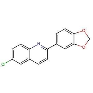 1075185-80-6 | 2-(Benzo[d][1,3]dioxol-5-yl)-6-chloroquinoline - Hoffman Fine Chemicals