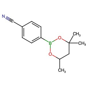 1092060-81-5 | 4-(4,4,6-Trimethyl-1,3,2-dioxaborinan-2-yl)benzonitrile - Hoffman Fine Chemicals