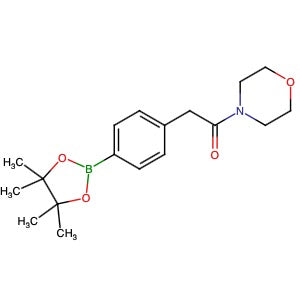 1092563-23-9 | 1-Morpholino-2-(4-(4,4,5,5-tetramethyl-1,3,2-dioxaborolan-2-yl)phenyl)ethanone - Hoffman Fine Chemicals