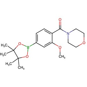 1092564-35-6 | 4-{[2-Methoxy-4-(tetramethyl-1,3,2-dioxaborolan-2-yl)phenyl]carbonyl}morpholine - Hoffman Fine Chemicals