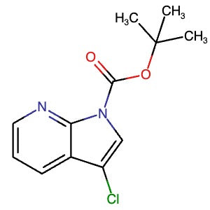 1093759-47-7 | tert-Butyl 3-chloro-1H-pyrrolo[2,3-b]pyridine-1-carboxylate - Hoffman Fine Chemicals