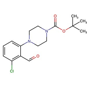 1096535-48-6 | 1,1-Dimethylethyl 4-(3-chloro-2-formylphenyl)-1-piperazinecarboxylate - Hoffman Fine Chemicals