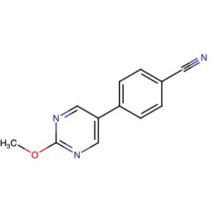 1101167-60-5 | 4-(2-Methoxy-5-pyrimidinyl)benzonitrile - Hoffman Fine Chemicals