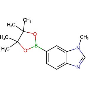 1107627-01-9 | 1-Methyl-6-(4,4,5,5-tetramethyl-1,3,2-dioxaborolan-2-yl)-1H-benzimidazole - Hoffman Fine Chemicals