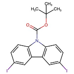 1122624-08-1 | 1,1-Dimethylethyl 3,6-diiodo-9H-carbazole-9-carboxylate - Hoffman Fine Chemicals