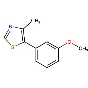 1127217-95-1 | 5-(3-Methoxyphenyl)-4-methyl-1,3-thiazole - Hoffman Fine Chemicals
