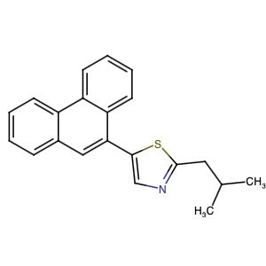 1127218-01-2 | 2-(Iso-butyl)-5-(phenanthren-9-yl)thiazole - Hoffman Fine Chemicals