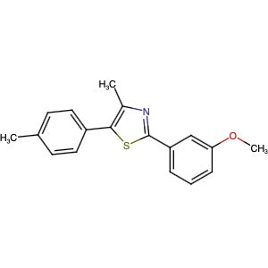 1127218-03-4 | 2-(3-Methoxyphenyl)-4-methyl-5-(p-tolyl)thiazole - Hoffman Fine Chemicals