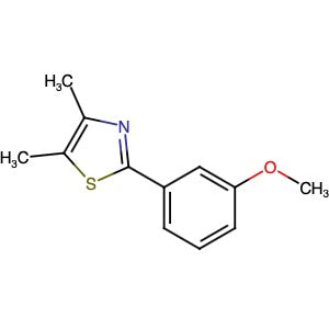 1127218-05-6 | 2-(3-Methoxyphenyl)-4,5-dimethylthiazole - Hoffman Fine Chemicals