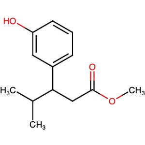 1142224-26-7 | Methyl 3-(3-hydroxyphenyl)-4-methylpentanoate - Hoffman Fine Chemicals
