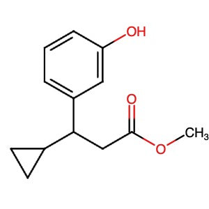 1142224-62-1 | Methyl 3-Cyclopropyl-3-(3-hydroxyphenyl)propanoate - Hoffman Fine Chemicals