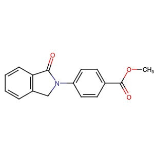 114341-21-8 | Methyl 4-(1-oxoisoindolin-2-yl)benzoate - Hoffman Fine Chemicals
