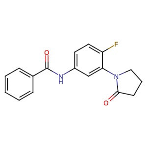 1152493-53-2 | N-(4-Fluoro-3-(2-oxopyrrolidin-1-yl)phenyl)benzamide - Hoffman Fine Chemicals