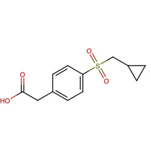 1156165-48-8 | 2-(4-((Cyclopropylmethyl)sulfonyl)phenyl)acetic acid - Hoffman Fine Chemicals