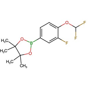 1162262-35-2 | 2-(4-Difluoromethoxy-3-fluorophenyl)-4,4,5,5-tetramethyl-[1,3,2]dioxaborolane - Hoffman Fine Chemicals