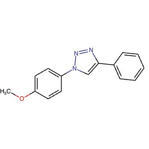 116557-89-2 | 1-(4-Methoxyphenyl)-4-phenyl-1H-1,2,3-triazole - Hoffman Fine Chemicals