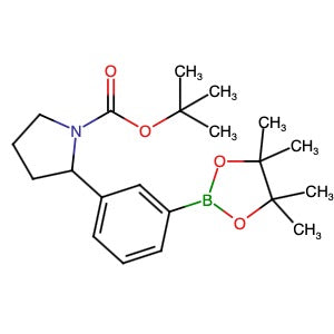 1171897-02-1 | tert-Butyl 2-(3-(4,4,5,5-tetramethyl-1,3,2-dioxaborolan-2-yl)phenyl)pyrrolidine-1-carboxylate - Hoffman Fine Chemicals