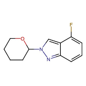 1178903-43-9 | 4-Fluoro-2-(tetrahydro-2H-pyran-2-yl)-2H-indazole - Hoffman Fine Chemicals