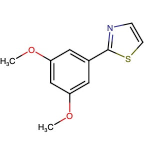 1186493-24-2 | 2-(3,5-Dimethoxyphenyl)thiazole - Hoffman Fine Chemicals