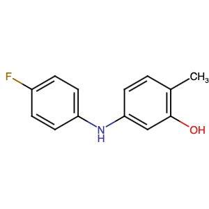 1198117-37-1 | 3-[(4-Fluorophenyl)amino]-6-methylphenol - Hoffman Fine Chemicals