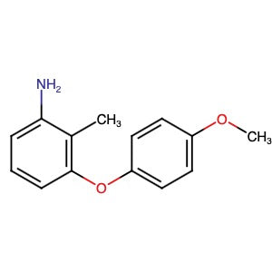 1198117-46-2 | 3-(4-Methoxyphenoxy)-2-methyl-phenylamine - Hoffman Fine Chemicals