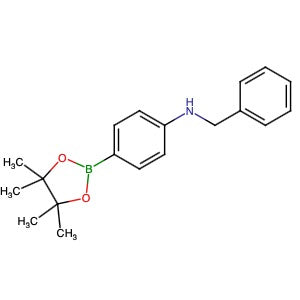 1206641-18-0 | N-Benzyl-4-(4,4,5,5-tetramethyl-1,3,2-dioxaborolan-2-yl)aniline - Hoffman Fine Chemicals