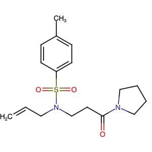 122080-91-5 | 4-Methyl-N-[3-oxo-3-(1-pyrrolidinyl)propyl]-N-2-propen-1-ylbenzenesulfonamide - Hoffman Fine Chemicals
