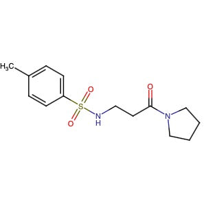 122081-15-6 | 4-Methyl-N-(3-oxo-3-(pyrrolidin-1-yl)propyl)benzenesulfonamide - Hoffman Fine Chemicals