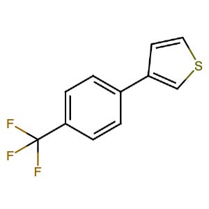 122159-17-5 | 3-(4-(Trifluoromethyl)phenyl)thiophene - Hoffman Fine Chemicals