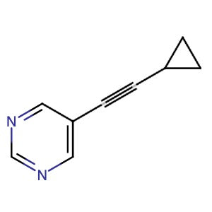 1221793-77-6 | 5-(2-Cyclopropylethynyl)pyrimidine - Hoffman Fine Chemicals