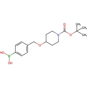 1224449-13-1 | (4-(((1-(tert-butoxycarbonyl)piperidin-4-yl)oxy)Methyl)phenyl)boronic acid - Hoffman Fine Chemicals