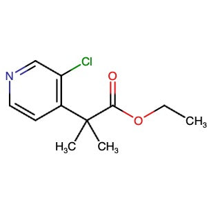 1236305-50-2 | Ethyl 3-chloro-α,α-dimethyl-4-pyridineacetate - Hoffman Fine Chemicals