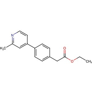 1243245-68-2 | Ethyl 2-(4-(2-methylpyridin-4-yl)phenyl)acetate - Hoffman Fine Chemicals