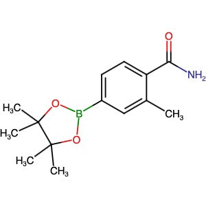 1246765-29-6 | 2-Methyl-4-(4,4,5,5-tetramethyl-1,3,2-dioxaborolan-2-yl)benzamide - Hoffman Fine Chemicals