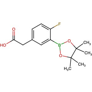 1255945-85-7 | 2-(4-Fluoro-3-(4,4,5,5-tetramethyl-1,3,2-dioxaborolan-2-yl)phenyl)acetic acid - Hoffman Fine Chemicals