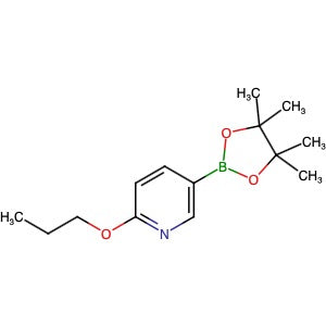 1257553-85-7 | 2-Propoxy-5-(4,4,5,5-tetramethyl-1,3,2-dioxaborolan-2-yl)pyridine - Hoffman Fine Chemicals