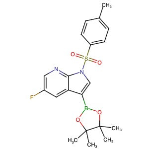 1259279-57-6 | 5-Fluoro-1-(p-tolylsulfonyl)-3-(4,4,5,5-tetramethyl-1,3,2-dioxaborolan-2-yl)pyrrolo[2,3-b]pyridine - Hoffman Fine Chemicals