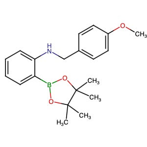 1259285-56-7 | N-(4-Methoxybenzyl)-2-(4,4,5,5-tetramethyl-1,3,2-dioxaborolan-2-yl)aniline - Hoffman Fine Chemicals
