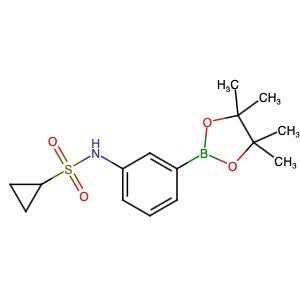 1260151-60-7 | N-[3-(4,4,5,5-Tetramethyl-1,3,2-dioxaborolan-2-yl)phenyl]cyclopropanesulfonamide - Hoffman Fine Chemicals