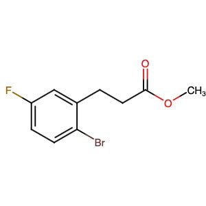 CAS 1261855-30-4 | Methyl 2-bromo-5-fluorobenzenepropanoate | MFCD18398775