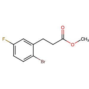 1261855-30-4 | Methyl 2-bromo-5-fluorobenzenepropanoate - Hoffman Fine Chemicals
