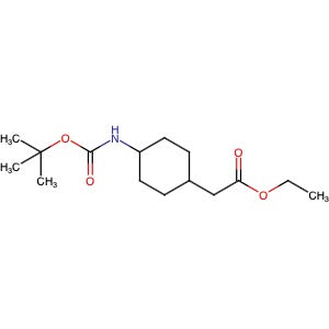 1262411-00-6 | Ethyl 2-[4-(Boc-amino)cyclohexyl]acetate - Hoffman Fine Chemicals