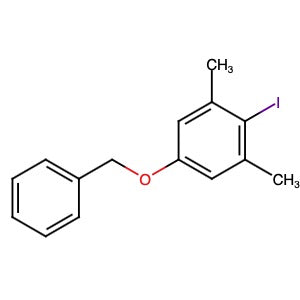 126312-61-6 | 5-(Benzyloxy)-2-iodo-1,3-dimethylbenzene - Hoffman Fine Chemicals