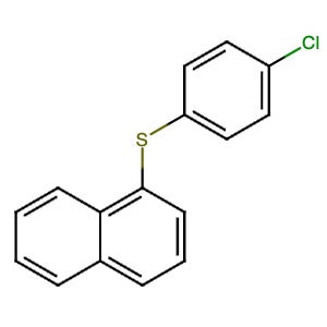 127567-57-1 | (4-Chlorophenyl)(naphthalen-1-yl)sulfane - Hoffman Fine Chemicals