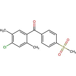 1280729-47-6 | 4-Chloro-2,5-dimethyl-4'-(methylsulfonyl)benzophenone - Hoffman Fine Chemicals