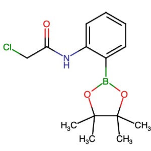 1300115-16-5 | 2-Chloro-N-[2-(4,4,5,5-tetramethyl-1,3,2-dioxaborolan-2-yl)phenyl]acetamide - Hoffman Fine Chemicals